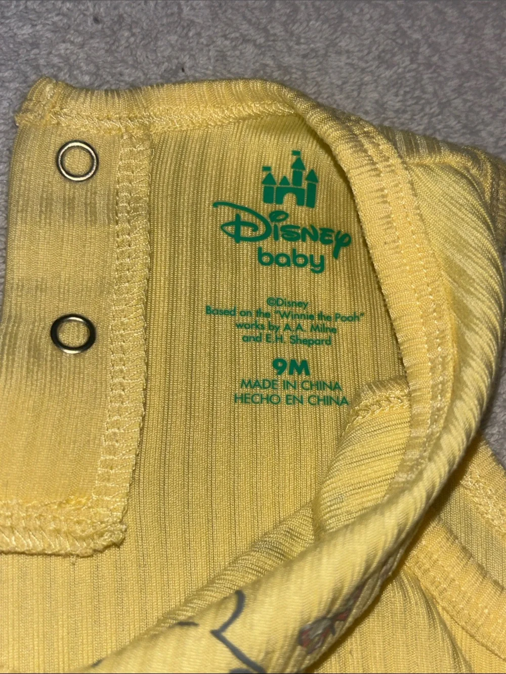 Disney soft yellow